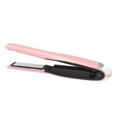 De roze Magnetische Draadloze Mini Hair Straightener 2600mA In werking gestelde Batterij van 17W